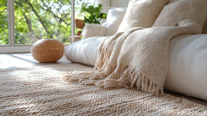 Éloge de la nature : les matériaux écologiques au cœur des tapis scandinaves