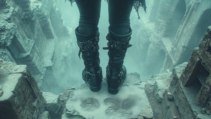 Les bottes gothiques idéales pour explorer les ruines mystiques