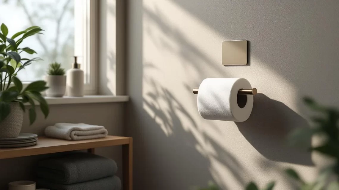 Comment installer un porte-papier toilette mural facilement chez soi