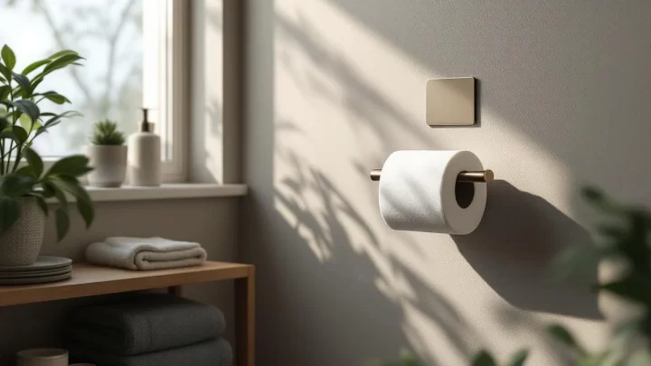 Comment installer un porte-papier toilette mural facilement chez soi